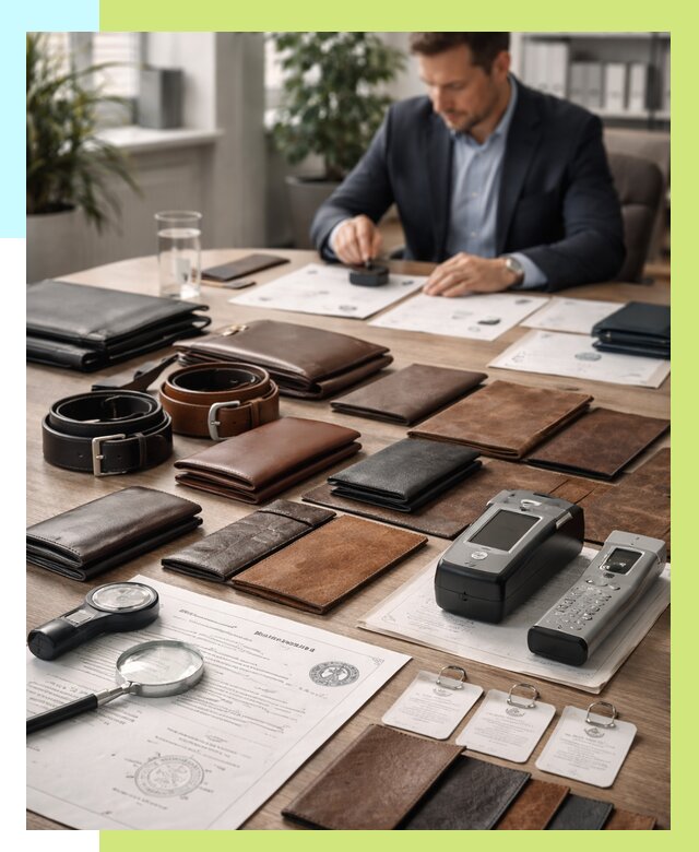 Сертификация кожаных изделий в Копейске от 12316 р. | Алешин-Кпс