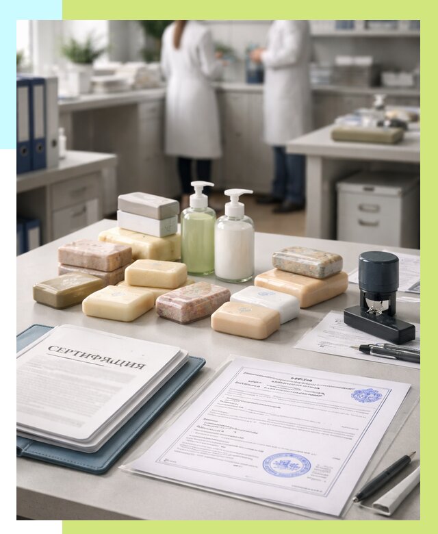 Сертификация мыла и сертификат на мыло в Копейске от 12316 | Алешин-Кпс