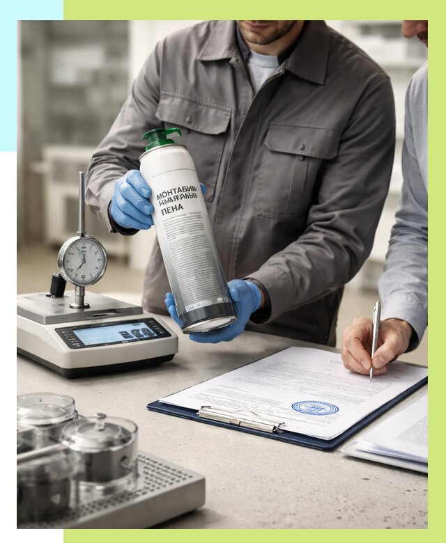 Сертификация монтажной пены в Копейске от 15395 р. | Алешин-Кпс