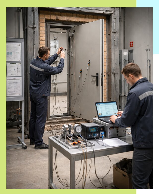 Сертификация противопожарных дверей в Копейске по ГОСТ и ТР