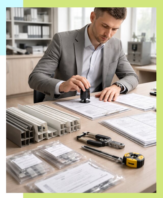 Сертификация ПВХ продукции в Копейске от 8724 р., Алешин-Кпс