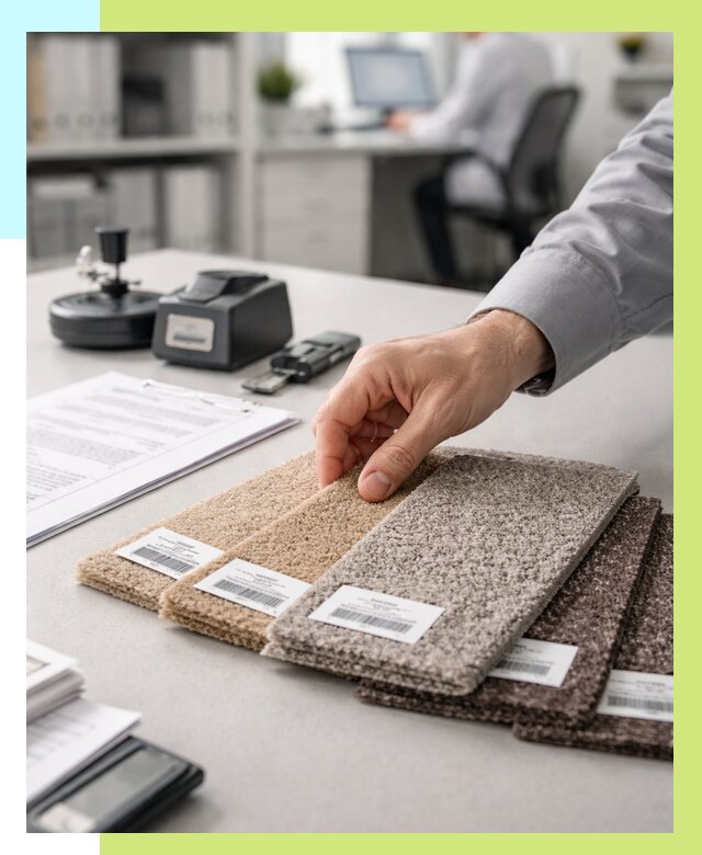 Сертификация ковролина в Копейске от 15395 р., Алешин-Кпс