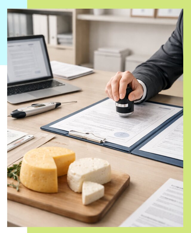 Сертификация сыров в Копейске от 15395 р | Сертификат на сыр Алешин-Кпс