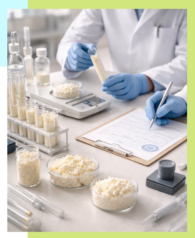 Сертификация творога в Копейске от 12316 р. под ключ | Алешин-Кпс