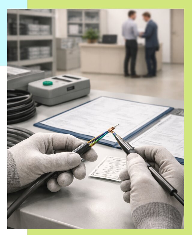 Сертификация провода в Копейске от 18473 р. в Алешин-Кпс