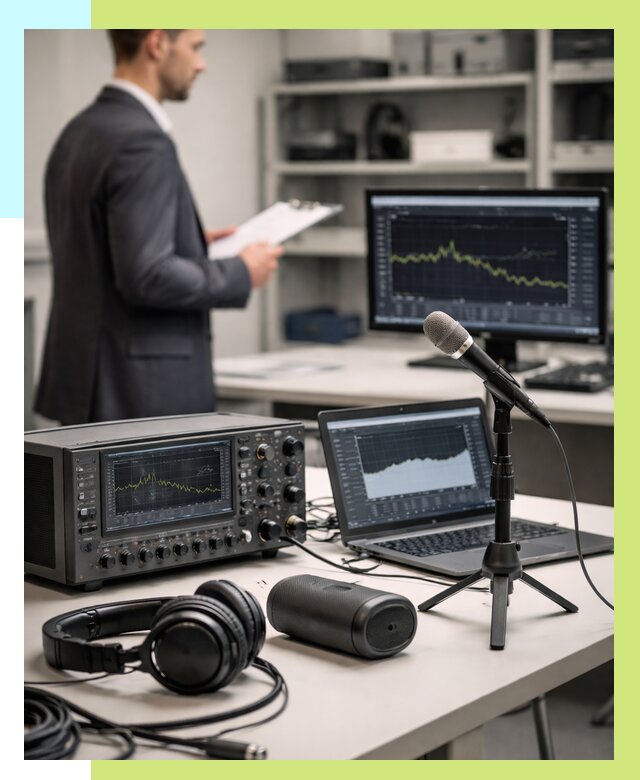 Сертификация аудиотехники в Копейске от 15395 р., Алешин-Кпс