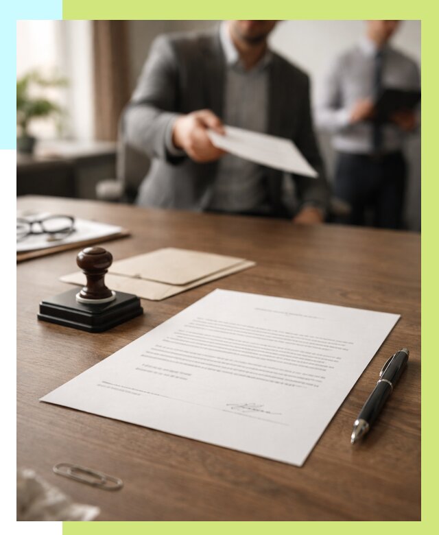 Отказное письмо по сертификации в Копейске от 3592 р. | Алешин-Кпс