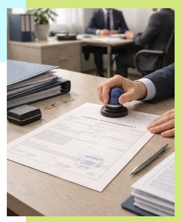 Сертификат происхождения СТ 1 в Копейске от 4618 р. | Алешин-Кпс