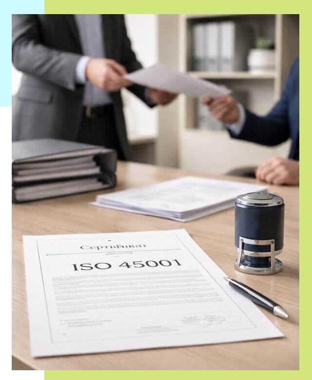 Сертификат ISO 45001 в Копейске под ключ от 46184 р. | Алешин-Кпс