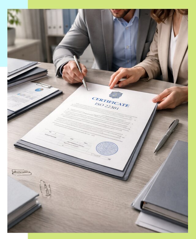 Сертификат ISO 22301 в Копейске от 46184 р. | Алешин-Кпс срочно