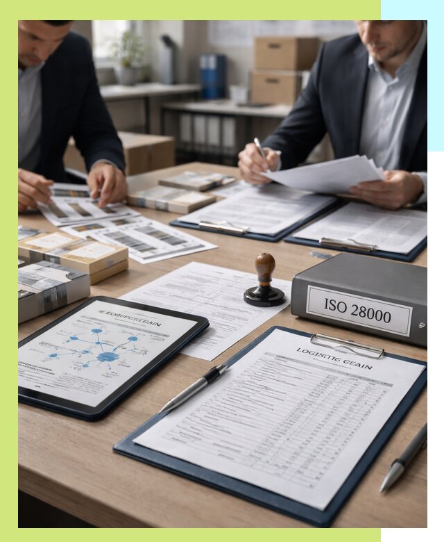 Получение сертификата ISO 28000 по безопасности цепи поставок в Копейске