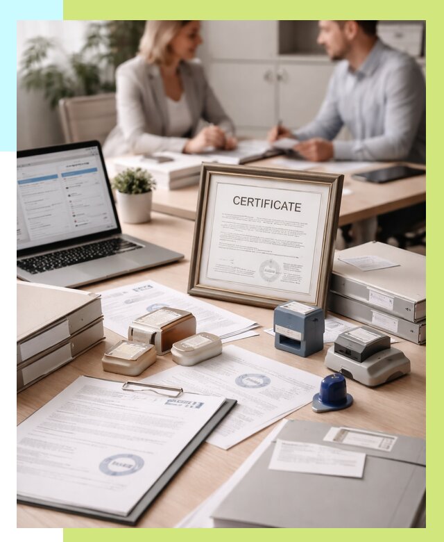 Сертификация компании в Копейске от 46184 р. | Алешин-Кпс — заказ